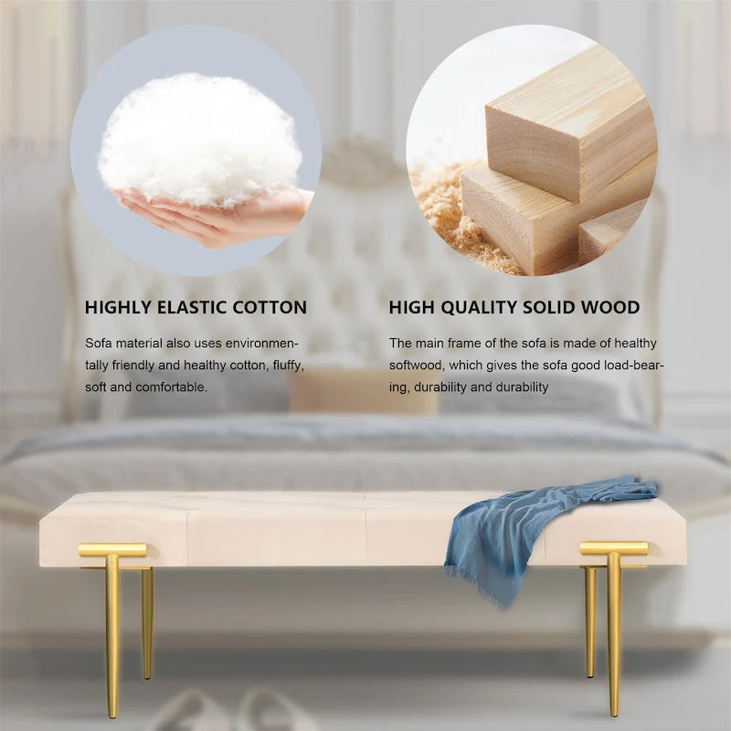 48 bancs ottomans modernes pour chambre à coucher, salon, entrée
