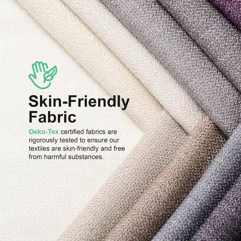 Causeuse moderne en chenille blanche avec coussins décoratifs