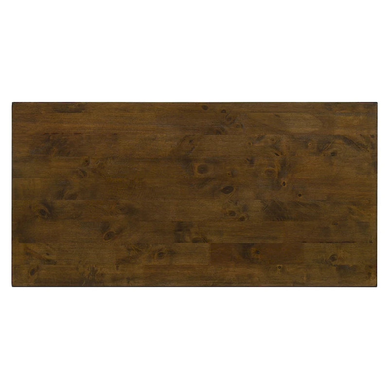 Table basse contemporaine en bois à 1 étagère de 119 cm