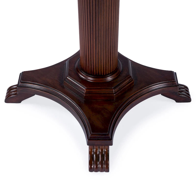 Table de foyer piédestal cannelée de 36 po