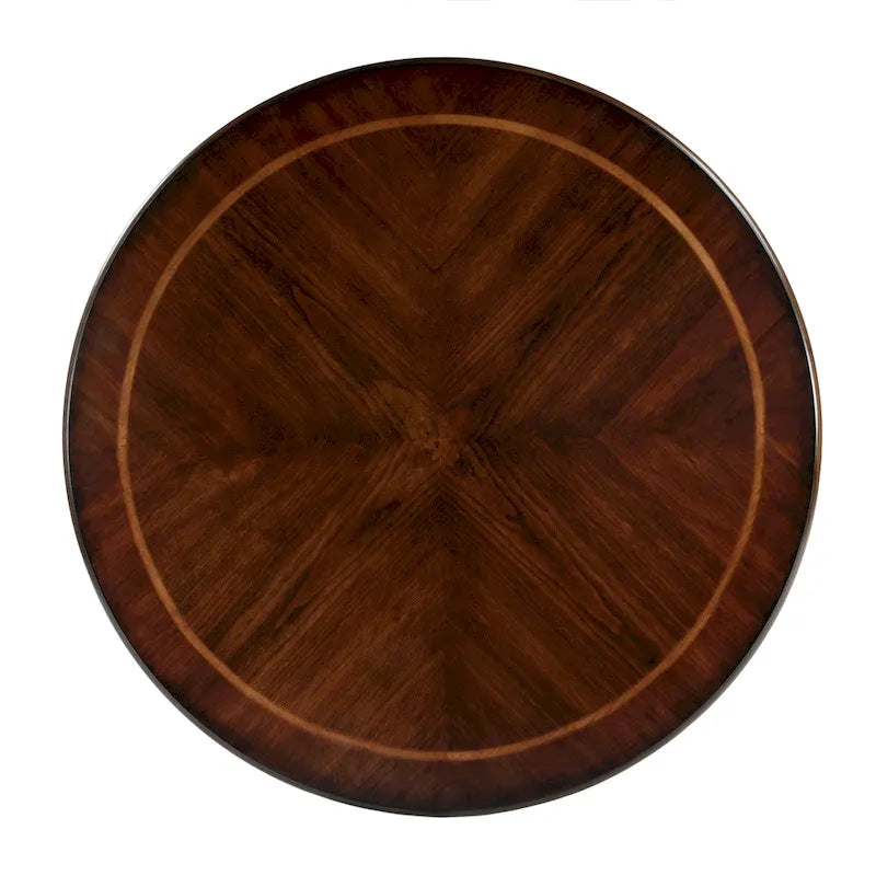 Table de foyer piédestal cannelée de 36 po