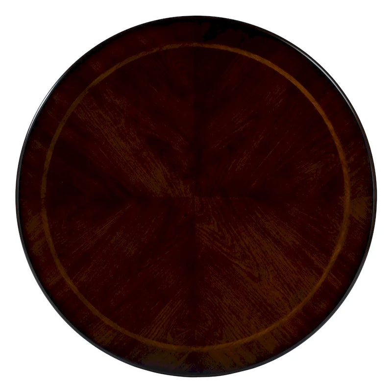 Table de foyer piédestal cannelée de 36 po