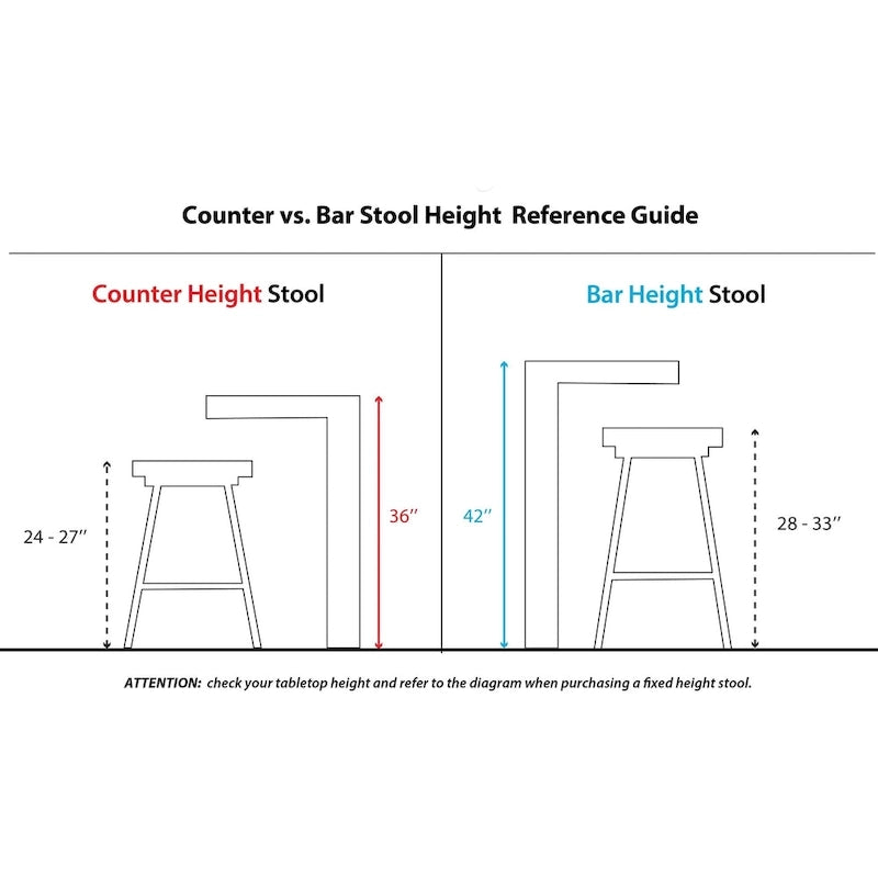 Tabouret de bar à hauteur fixe de 24 po avec pieds en bois courbé (paquet de 2)