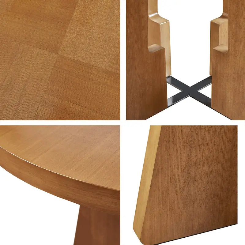 Table à manger ronde 44 - Pacanier
