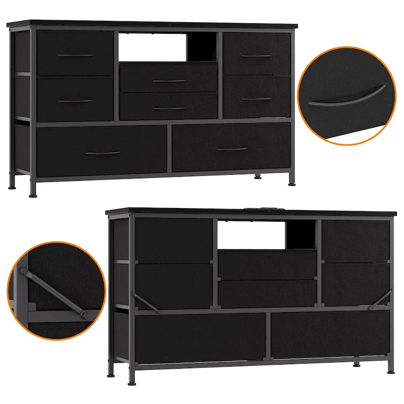 Meuble TV et commode avec prises de courant CA