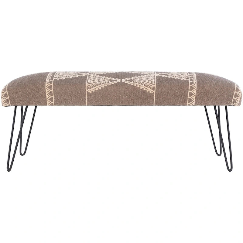 Banc capitonné bohème moderne