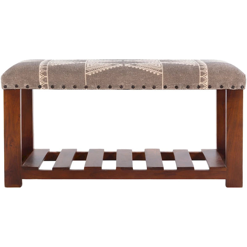 Banc capitonné bohème moderne