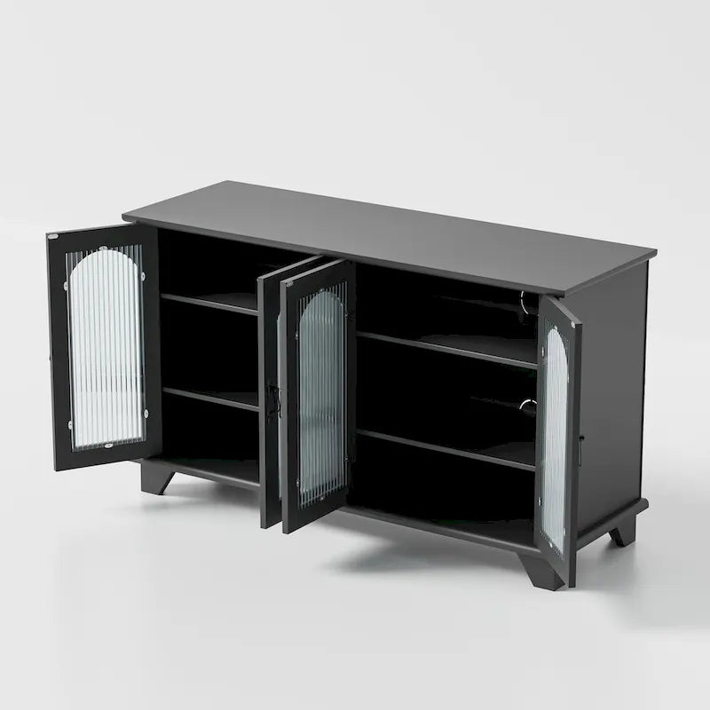 Meuble TV avec rangement pour téléviseurs jusqu'à 45 pouces - 45*26*16