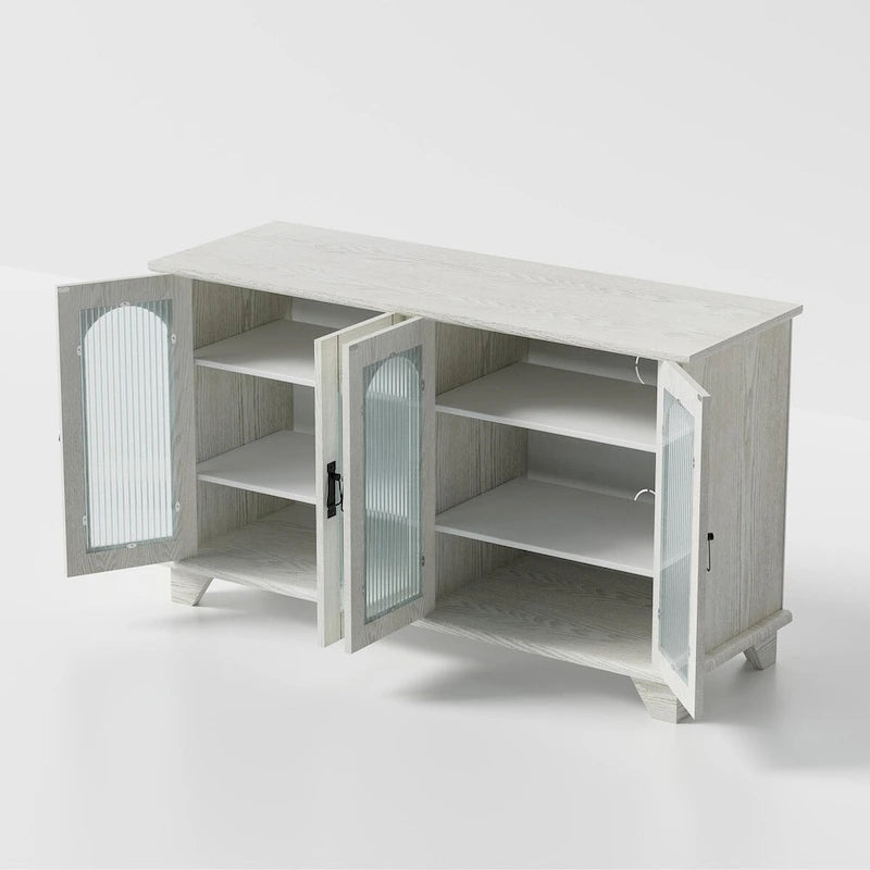 Meuble TV avec rangement pour téléviseurs jusqu'à 45 pouces - 45*26*16