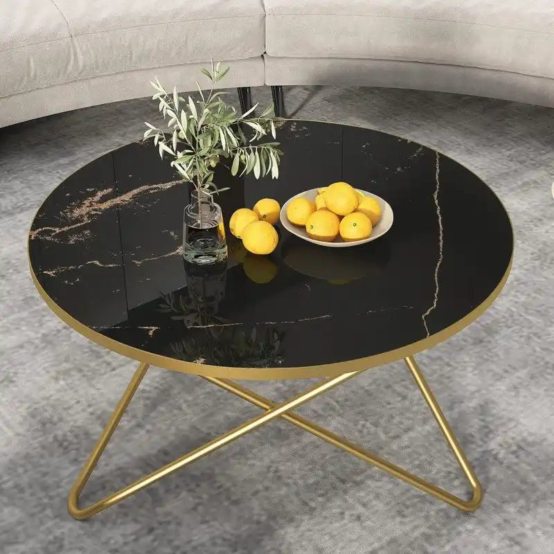 Table basse ronde - 80D x 80L x 46H