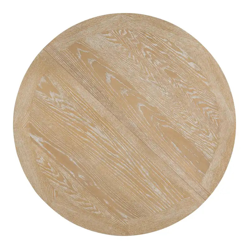 Table à manger de ferme Table ronde extensible pour la cuisine, la salle à manger