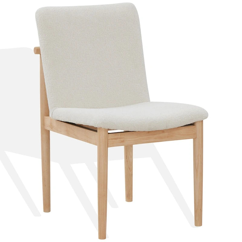 Chaise de salle à manger tapissée Boucle