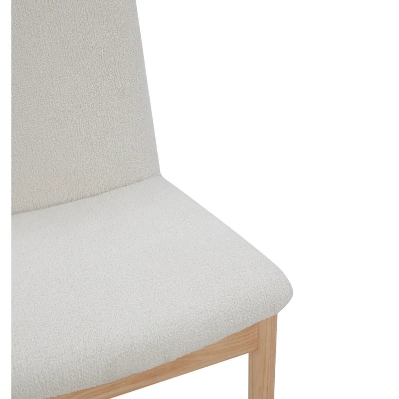Chaise de salle à manger tapissée Boucle